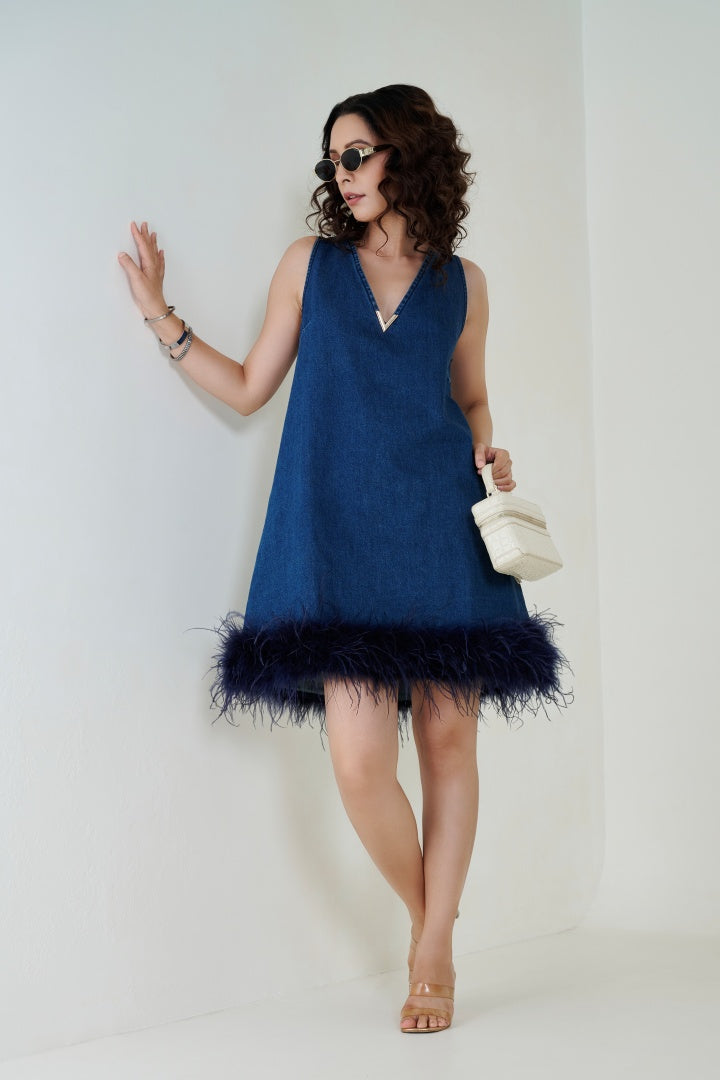 Marie Dress Denim