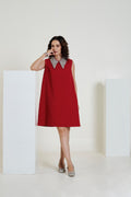 Elora Dress Red